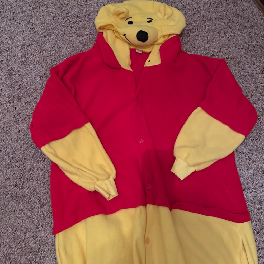 Winnie the Pooh Adult Onesie Large - Picture 3 of 7